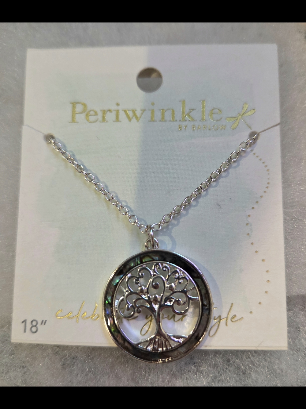 Silver Tree of Life Pendant Necklace - Silver